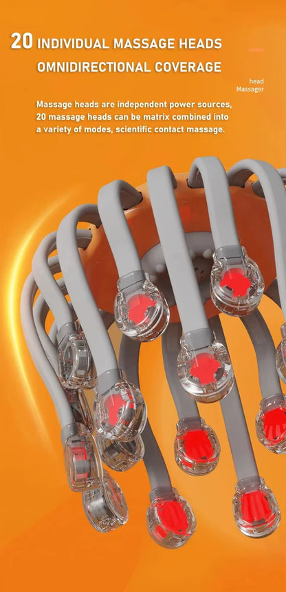 Masajeador y reductor de migrañas