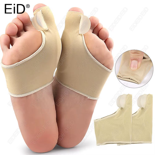 Corrector de juanetes de gel de silicona para hallux valgus, separador de dedos, enderezador de dedo gordo, calcetín ortopédico para aliviar el dolor