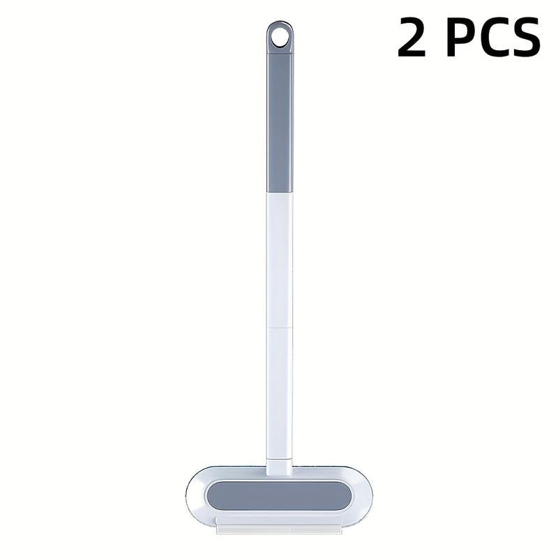 Cepillo removedor de pelo de mascotas reutilizable mejorado: limpiador de pelusa con mango extralargo para pelo de perro y gato, herramienta multisuperficie lavable