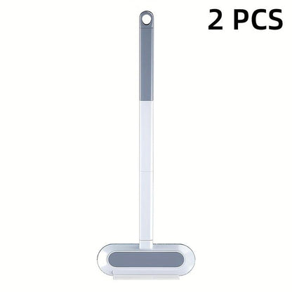 Cepillo removedor de pelo de mascotas reutilizable mejorado: limpiador de pelusa con mango extralargo para pelo de perro y gato, herramienta multisuperficie lavable