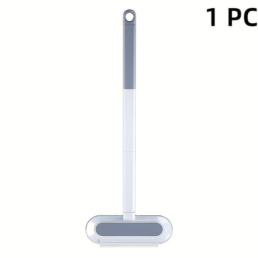 Cepillo removedor de pelo de mascotas reutilizable mejorado: limpiador de pelusa con mango extralargo para pelo de perro y gato, herramienta multisuperficie lavable